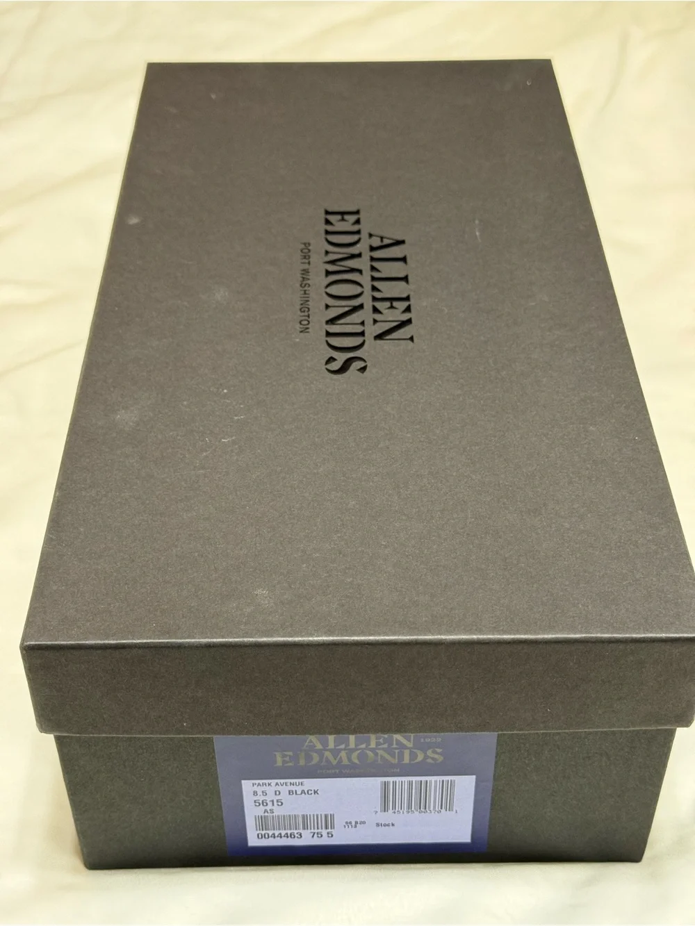 Allen Edmonds Park Ave (Black) Cap-Toe Oxford dress shoes